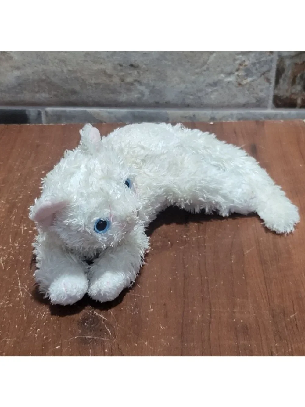 Vintage Ty Beanie Baby Starlett White Cat 2001 Retired Stuffed Animal No Tag